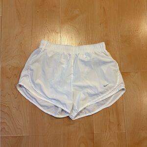 Nike Women's White Athletic Shorts